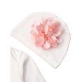 thumbnail image 5 of Springcmy Newborn Baby Girl 3D Flower Romper Bodysuit Hat Outfit Set, 5 of 5