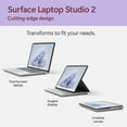 thumbnail image 2 of Microsoft Surface Laptop Studio 2 - 14.4" PixelSense Flow Display - 13th Gen Intel Core i7 13800H Processor - 16GB Memory - 512GB SSD - Intel Iris Xe Graphics - Windows 11 Pro - Platinum ZRG-00001, 2 of 13
