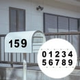 thumbnail image 3 of 3PCS Mailbox Numbers Stickers, Reflective Mailbox Numbers, Adhesive Numbers Numbers Stick on Number Stickers for Door Outside Mailbox Address Number (Black), 3 of 6