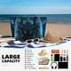 thumbnail image 5 of Fotbe Cool Blue Light Wolf Bolsa de Viaje para Playa - Resistente al Agua, Bolsa Tote de Gran Capacidad y Ligera con 7 Bolsillos para Mujeres y Hombres, 5 of 7