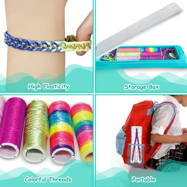 Cool Maker PopStyle Bracelet Maker, Friendship Bracelet Making Kit, 170  Stylish Beads, 10 Bracelets & Storage 