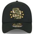 thumbnail image 2 of Men's New Era  Black San Diego Padres 2024 Armed Forces Day 39THIRTY Flex Hat, 2 of 6