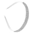 thumbnail image 5 of Pasadores para el pelo/diademas/lazos para el pelo con diamantes de imitación para novias (plateados), 5 of 5