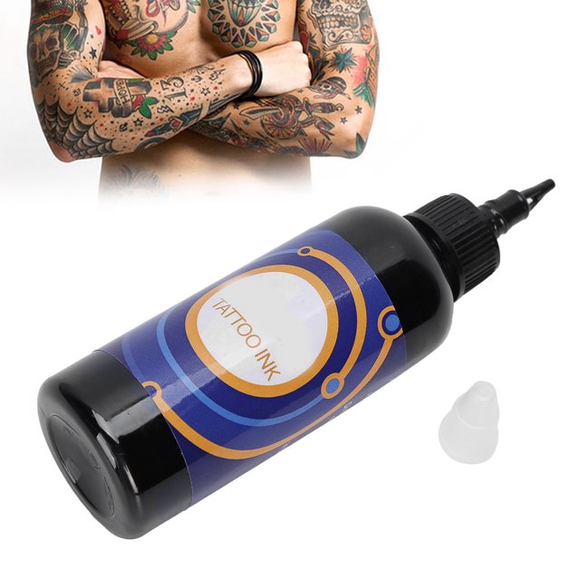 Suministros 90 Ml De Tinta De Tatuaje Pigmento Semipermanente Para Arte Corporal Pigmento Microblading Suministros De Tatuaje Negro
