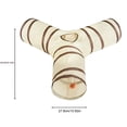 thumbnail image 3 of Single Layer Mica Y Tunnel, Flexible Folding Fabric Play Tunnel For Kids, Indoor Outdoor Play Tent For Toddlers Children With Portable Carry Bag, 3 of 6