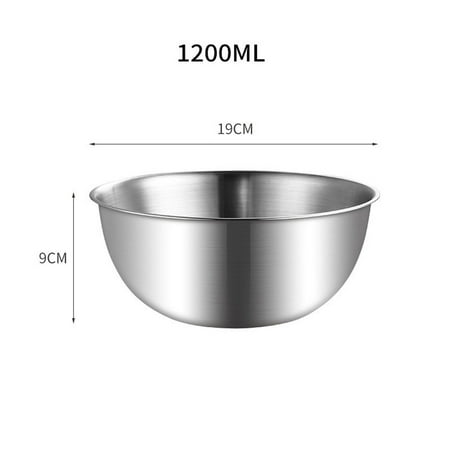 

Reduced!VOYOAO 1pcs Stainless Steel Thickened Multifunctional Large Basin Stainless Steel Basin Set Soup Basin Stainless Steel Birdbath Hot Sale Cooking Utensils