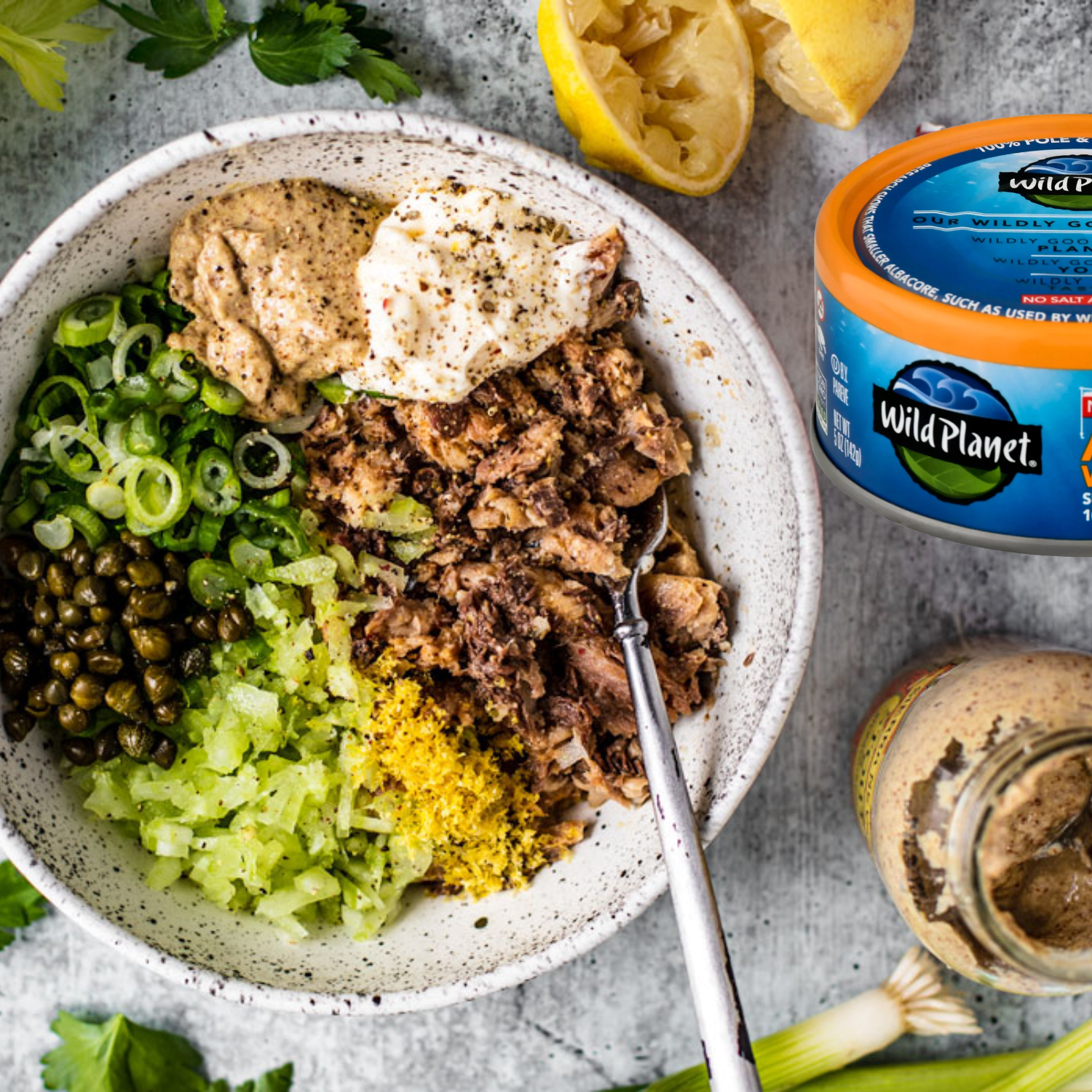 Wild Planet Albacore Wild Tuna 5oz Cans, Sea Salt White Tuna Steak Gluten Free DHA Omega 3 Keto & Paleo Friendly Ready to Eat Fish Gourmet Great for Salad Pasta or Entrée with Savory Flavor Pack of 6
