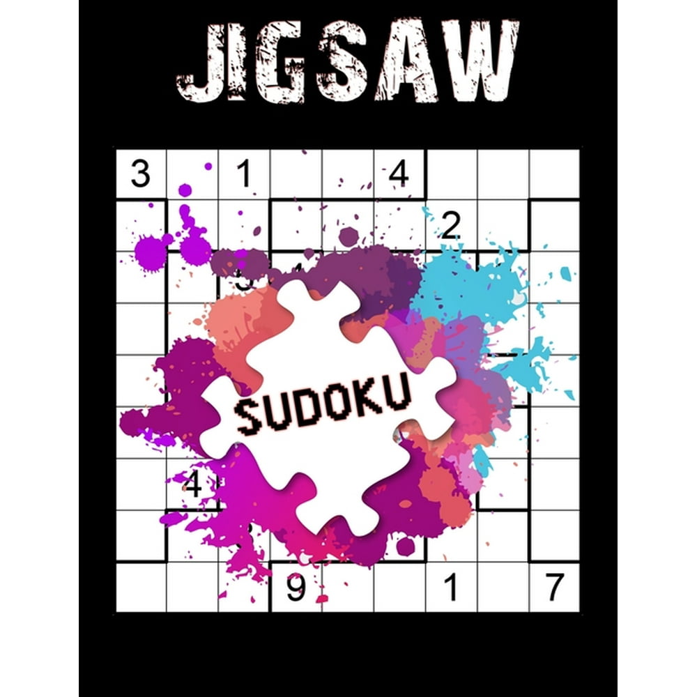 jigsaw sudoku 75 jigsaw sudoku puzzles irregularly shaped sudoku