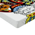 thumbnail image 2 of Ambesonne King Fitted Sheet, King of Clubs Gamble Card, Queen Size, Multicolor, 2 of 3