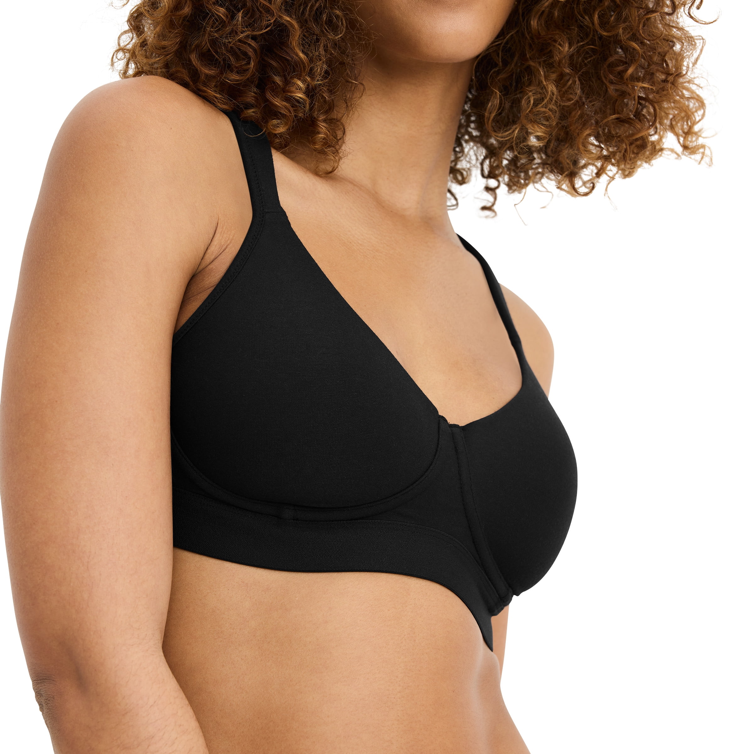 Jockey Women's Cooling Cotton Blend Wirefree Full Coverage Molded Cup Bra