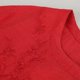 thumbnail image 4 of Fiudx Ofertas de La Semana Camiseta Holgada Informal con Bordado de Color Liso para Mujer, Camisetas de Manga Corta y Blusa de Lino, 4 of 5