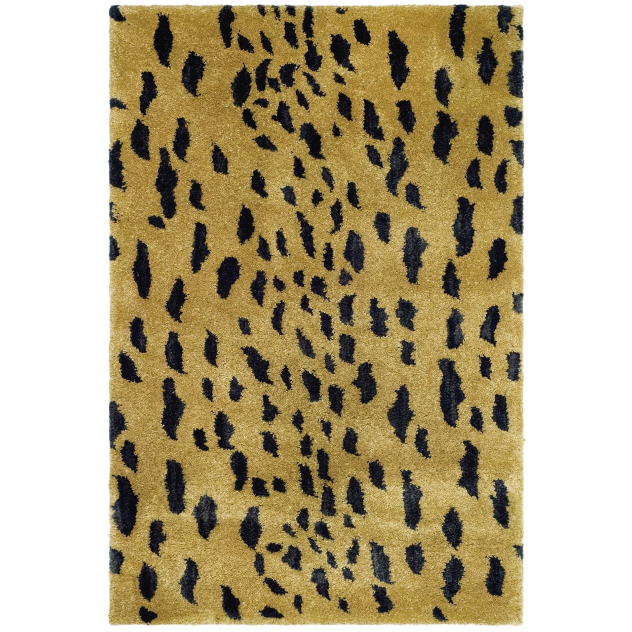 SAFAVIEH Soho Ardi Dotted Wool Runner Rug, Beige/Brown, 2'6" x 14'