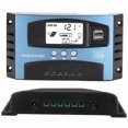 thumbnail image 1 of MPPT Solar Charge Controller, MPPT 40/50/60/100A Solar Charge Controller Dual USB LCD Display 12V 24V Auto Focus Tracking Solar Panel Regulator, 1 of 7