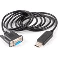 thumbnail image 1 of USB Serial db9 ft232r USB rs232 Cable de módem nulo PC Control TV Cable (2-RXD (amarillo) 3-TXD (naranja) 5-GND (GND) 7-RTS (verde) 8-CTS (marrón) 1/4/6/9-NC), 1 of 3