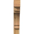 thumbnail image 4 of Ekena Millwork 4"W x 22"D x 22"H Merced Block Rough Sawn Bracket, Western Red Cedar, 4 of 25