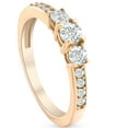 thumbnail image 2 of Pompeii 1/2ct Diamond Three Stone Ring 14K Yellow Gold (H/I,I1-I2), 2 of 3