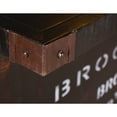 thumbnail image 2 of Sunset Trading Graphic 12-Bottle Wood Wine Bar with Storage in Distressed Black, 2 of 6