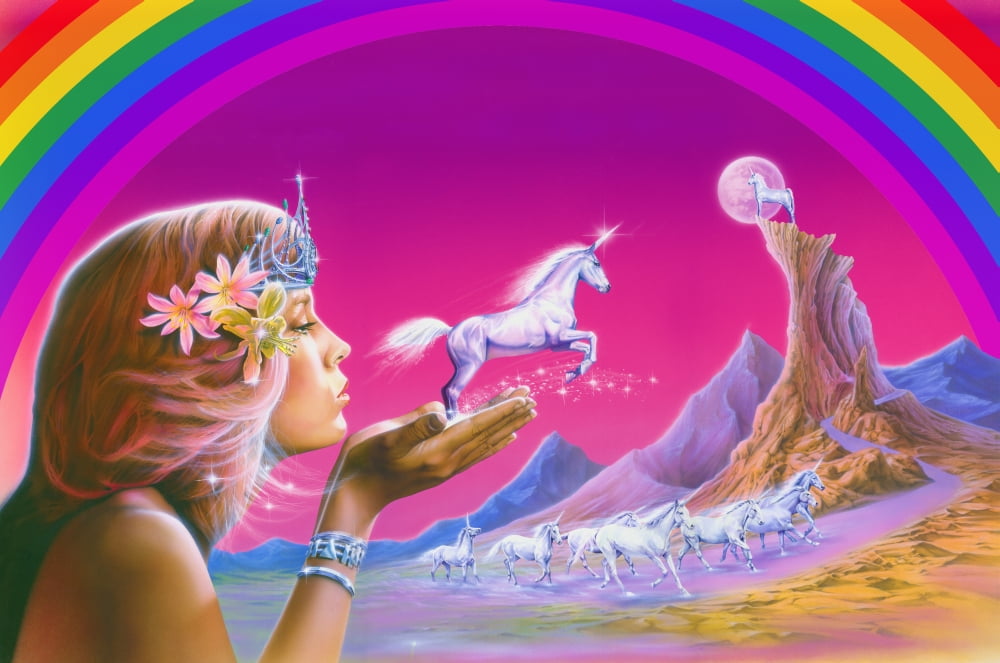 Сказка принцесса единорог. Единорог. Принцесса и Единорог. Сказочные Единороги с радугой. Девочка Единорог.