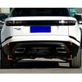 thumbnail image 5 of For Land-Rover For Range-Rover Velar 2017-2023 Rear Bumper Diffuser Lip Black/Silver Frame Spoiler Plate Splitter Body Kit, 5 of 5