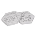 thumbnail image 3 of Molde Para Fondant, 2 Unidades/juego De Moldes Para Hornear, Herramienta De Decoración De Pasteles Para Hacer Jabón Para Velas De Hielo Para Pasteles De Azúcar Para Fiestas De, 3 of 7