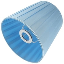 UPOUART Linen Drum Lamp Shade Fabric Lamp Cover Blue 1Set