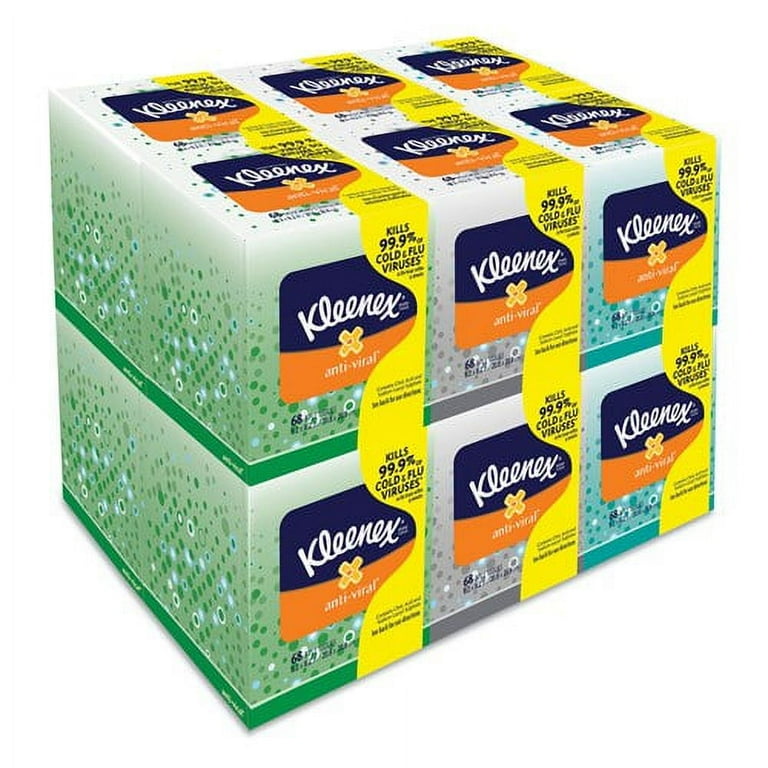 Boutique Anti-Viral Tissue, 3-Ply, White, Pop-Up Box, 60/Box, 3 Boxes/Pack Boutique Anti-Viral Tissue, 3-Ply, White, Pop-Up Box, 60/Box, 3 Boxes/Pack
