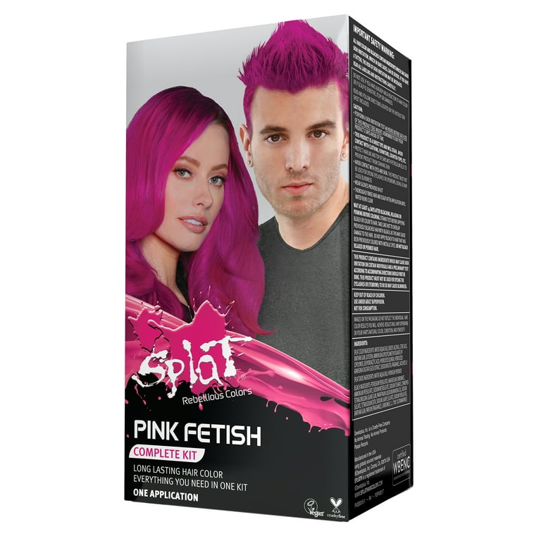 Splat Hair Color, Pink Fetish, Complete Kit