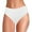 White, variant on Conairie Womens Bikini Bottoms Full Coverage High Cut Bathing Suit Lightweight Ruched Scrunch Swimsuit Bottom Black XL