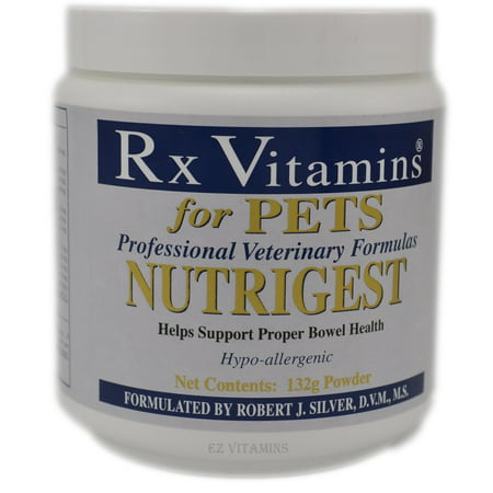Rx Vitamins for Pets NutriGest pour chiens et chats en poudre 132 grs