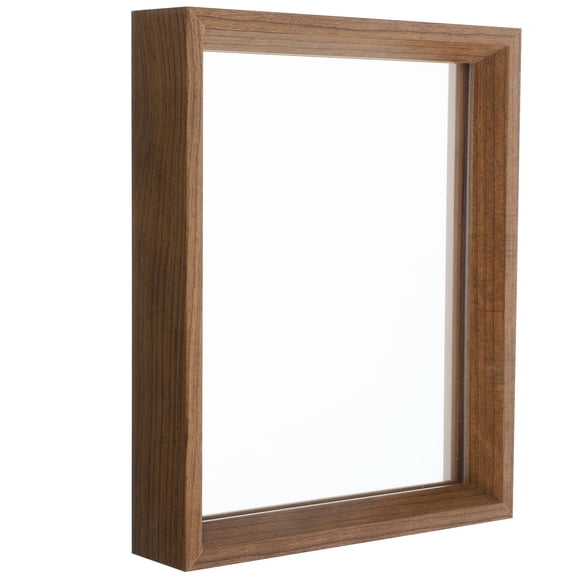 LEORX Sturdy Brown Double Side Picture Frame for Home and Office Use