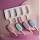 thumbnail image 5 of Moldes ovalados de silicona for helado, moldes versátiles for hornear y decorar pasteles for golosinas caseras, 5 of 6