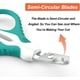 thumbnail image 4 of Cat Nail Clipper, Pet Nail Clippers and Trimmer for Cats, Dogs, Puppies, Kittens, Hamsters, Rabbits and Small Animals, Sharp, Safe - Cat Claw Clippers (Blue/White), 4 of 5