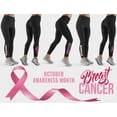 thumbnail image 6 of Tstars Breast cancer awareness legging ribbon hope Hope Black X-Large, 6 of 6