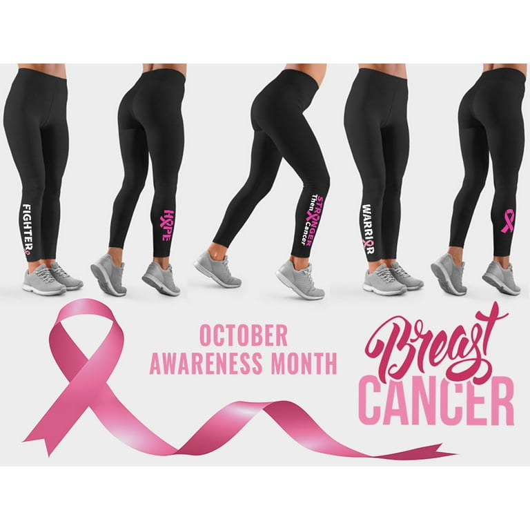 Breast cancer leggings clearance walmart