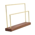 thumbnail image 2 of Milageto Earring Ear Studs Display Storage Rack Wood Base for Desk Tabletop Versatile, 2 of 8