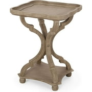 Christopher Knight Home Emerald French Country Accent Table with Square Top, Natural
