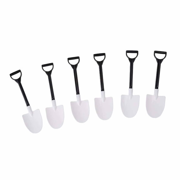 50Pcs Plastic Disposable Mini Shovel Spoon Potted Cake Ice Cream Garden Part
