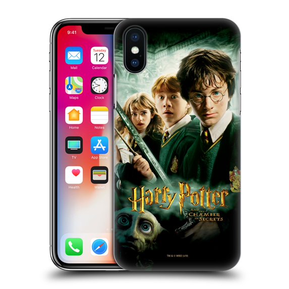 Head Case Designs Officially Licensed Harry Potter Chamber Of Secrets III Movie Poster Hard Back Case Compatible with Apple iPhone X / iPhone XS