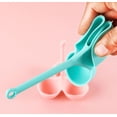 thumbnail image 5 of Rosa Silicona Escalfador Huevo Cocido Sartén para microondas Escalfador de huevos Fácil Cocedor de huevos Escalfador de huevos Cocedor de huevos de silicona para sartenes, 5 of 5