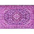thumbnail image 1 of Ahgly Company Indoor Rectangle Medallion Purple Traditional Area Rugs, 6' x 9', 1 of 4