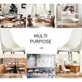 thumbnail image 6 of Waterproof and Easy to Clean / Modern Dining Use / Strong Bearing up to 280 lbs (Set of 2, 6 of 6