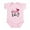 Petal Pink, variant on CafePress - Love Bug Infant Bodysuit - Baby Light Bodysuit, Size Newborn - 24 Months