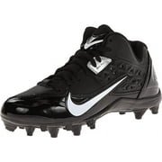 Nike Boy's Alpha Strike 3/4 TD Football Cleat, Black/White, 1.5 M Little Kid US