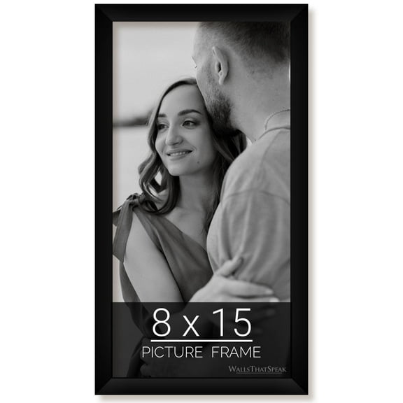 8x15 Black Picture Frame for Puzzles Posters Photos or Artwork