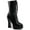 Black PU, variant on Women's Pleaser Electra 1020