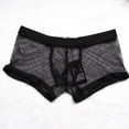 thumbnail image 2 of Calzoncillos de Tiro Bajo de Mal Transparente para Hombres Transpirables Pantalones Cortos de Ropa Interior Transparentes Baoblaze Ropa interior para hombre, 2 of 6