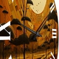 thumbnail image 3 of Designart "African Savannah Charm XII" African Oversized Wall Clock, 3 of 5