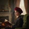 thumbnail image 7 of vlrwzc Medieval Unisex Beret Hat With Feather Renaissance Minstrel Cap, 7 of 7