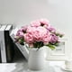 thumbnail image 2 of Peonías artificiales Bearachild ramo de cinco cabezas decoración Rosa HA084388-02, 2 of 6