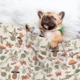 thumbnail image 3 of Disketp Forest Mushrooms Insects Dog Blanket/Bed Cover for Dogs and Cats,Puppy Essentials-Large, 3 of 8